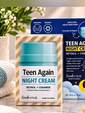 💙 Teen Again - BNIB Night Cream - Retinol + Ceramide Made In Korea